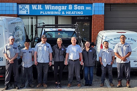 W.H. Winegar & Son Plumbing and Heating Team