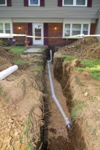 w.h. winegar sewer line replacement